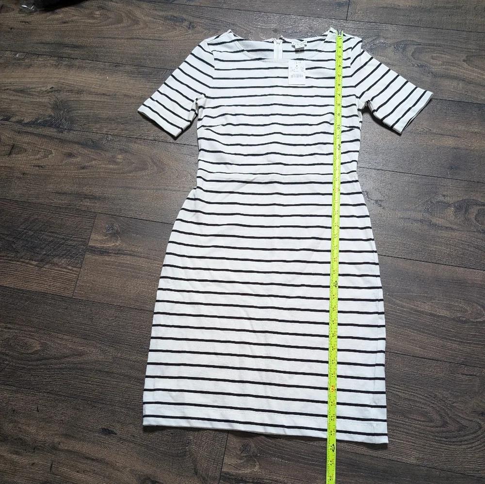 J by J. Crew Striped 100% Cotton Short‎ Sleeve Mini Dress Size XXS